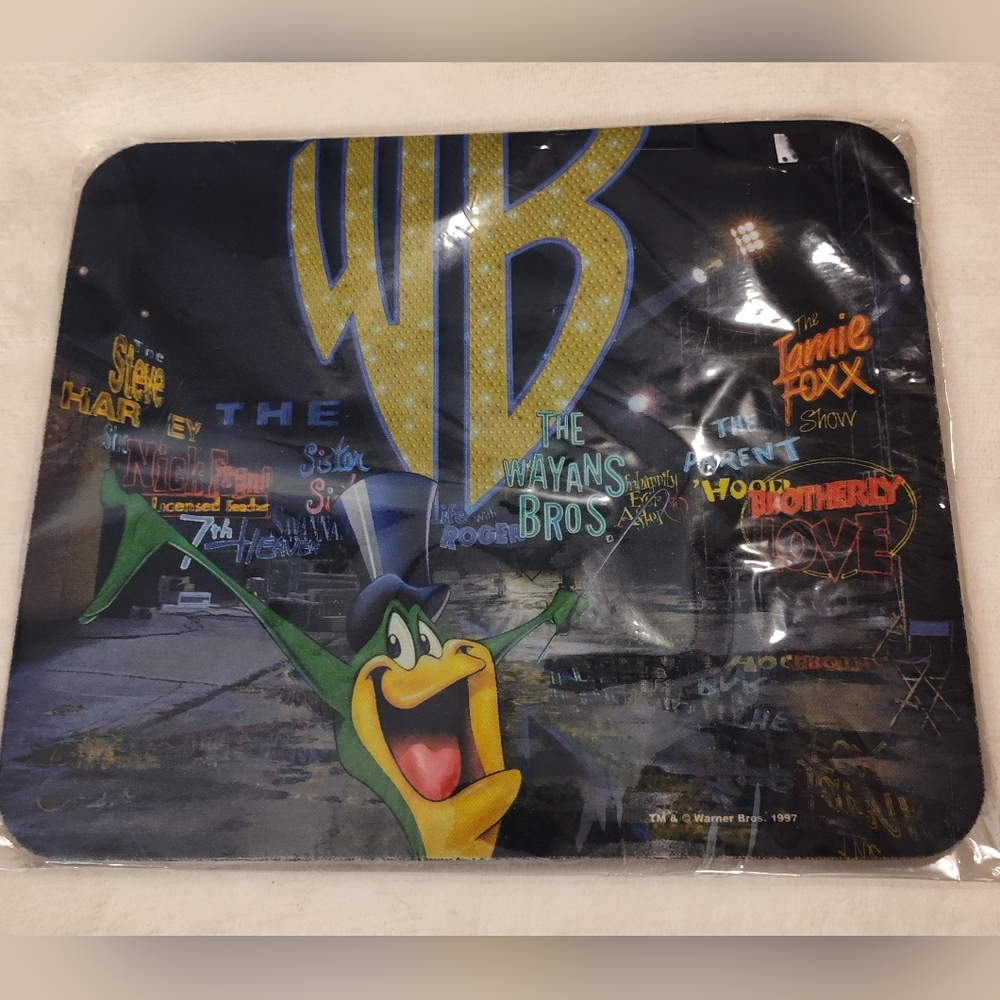 Warner Bros Black and Yellow Cartoon Frog Poster